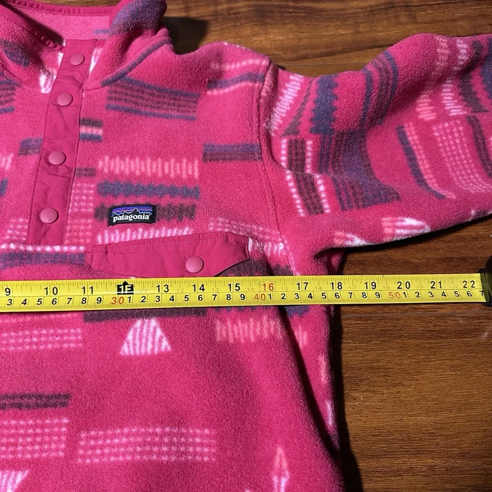 Patagonia Synchilla Pullover Jacket Fleece Girls Sz 12 Large